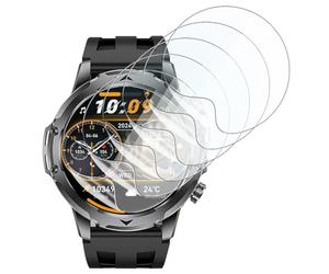 KARYLAX - 6 Pièces Film de Protection d'Écran Anti-rayure 100% transparent Compatible pour Montre Connectée Abyx Fit Saturn 4