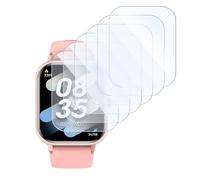 KARYLAX (6 pièces Protection Écran en Verre Flexible, dureté 9H Anti-rayures, Film Protecteur compatible pour Montre Connectée Femme Yoever (1,8 Pouces)