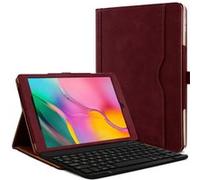 Karylax - Clavier AZERTY + Étui Bordeau pour Samsung Galaxy Tab A 10.1 SM-T510 Rouge Foncé