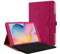 Karylax - Clavier AZERTY + Étui de Protection Rose Fuschia Compatible pour Samsung Galaxy Tab S6 Lite 2024 10,4 pouces Multicolore G
