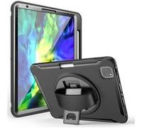 Karylax - Coque de Protection Intégrale et Support (Couleur Noir) pour Apple iPad Pro 12.9 (2018-2020) Noir