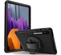 Karylax - Coque de Protection Intégrale et Support (Couleur Noir) pour Samsung Galaxy Tab S7 SM-T870 (2020) Noir G