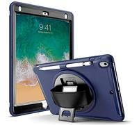 Karylax - Coque Protection Intégrale Antichocs pour iPad Air 3 (10,5 Pouces Modèle 2019) et iPad Pro 10,5 (2017), Protection d'écran Incluse, Étui Robuste, Housse pour iPad 10.5 Pouces, Bleu