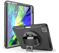KARYLAX Coque Protection Intégrale avec Support pour Apple iPad Pro 12,9"" (6e Gen, 2022) - Noir
