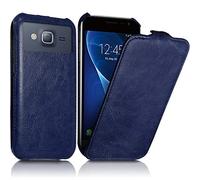KARYLAX Etui à Clapet pour Smartphone Logicom L-ITE 506R HD Couleur Bleu Foncé (Ref.9-A)
