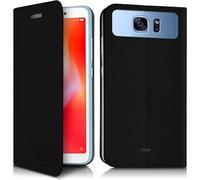 KARYLAX - Etui à Rabat Couleur Noir (Ref.1-A) pour Smartphone Logicom Le Wave