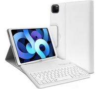 Karylax - Étui Blanc avec Clavier Azerty Bluetooth pour iPad 2022 10.9 (10e Génération) Blanc G