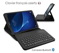 KARYLAX Étui clavier Bluetooth AZERTY pour Samsung Galaxy Tab A 10,1"" T580 - Noir