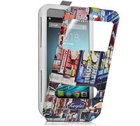 KARYLAX Etui Coque Silicone S-View Motif KJ26 Universel XS pour Altice S11