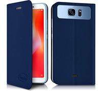 Karylax - Étui de Protection à Rabat Couleur Bleu (Ref.2-A) Compatible pour Smartphone Altice S26