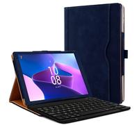 Karylax - Étui de Protection Bleu + Clavier AZERTY Français Bluetooth pour Tablette Lenovo Tab M10 Plus 10.61 Pouces (3ème Génration - 2022)