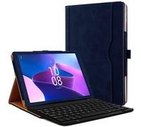 Karylax - Étui de Protection Bleu + Clavier AZERTY Français Bluetooth pour Tablette Lenovo Tab M10 Plus 10.61 pouces (3ème Génration - 2022) Bleu G