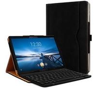 KARYLAX Étui de Protection et Mode Support Couleur Noir avec Clavier Français Azerty Bluetooth pour Lenovo Tab M10 HD (2e génération, année 2020) TB-X306X et TB-X306F - 10,1 Pouces