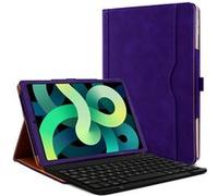 Karylax - Étui de Protection + Clavier AZERTY Violet pour iPad Air 4 (2020) 10.9 Violet G
