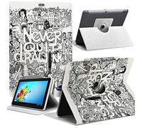 Karylax- Étui de Protection Housse Motif MV10 Universel L pour Tablette Logicom Tab 210 (10.1 Pouces)