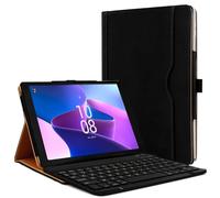 Karylax - Étui de Protection Noir + Clavier AZERTY Français Bluetooth pour Tablette Lenovo Tab M10 Plus 10.61 Pouces (3ème Génration - 2022)