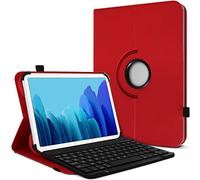 Karylax - Étui de Protection Rouge avec Clavier Azerty Bluetooth pour Danew Dslide 1020 Pro