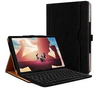 KARYLAX Étui Housse de Protection et mode Support Horizontal Couleur Noir avec Clavier Français Azerty Connection Bluetooth pour Tablette Huawei Mediapad M5 Lite 10,1"