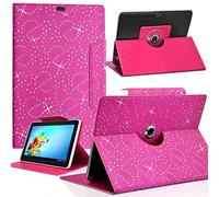 Karylax - Housse Coque Etui de Protection Style Diamant Couleur Rose pour Tablette Logicom - Tab 80
