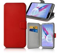 Karylax - Housse Coque Etui Porte-Carte Universel L (Ref.Rouge) pour Smartphone Logicom Sense