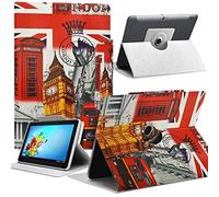 KARYLAX Housse Etui de Protection Motif ZA03 Universel L pour Tablette Polaroid Atomic 400 10,1 Pouces