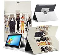 KARYLAX Housse Etui Motif MV04 Universel S pour Tablette Lexibook LexiTab Master 7 Pouces