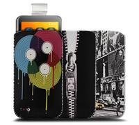KARYLAX - Housse Etui Pochette S (Motif LM06-LM07-LM08) Compatible pour Panasonic KX-TF600 (Pack x3)
