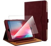 Karylax - Pack Étui de Protection Couleur Bordeau + 1 Verre Trempé pour Tablette Apple iPad Pro 10.5 2019 Marron G