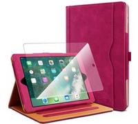 Karylax - Pack Étui de Protection Couleur Rose + 1 Verre Trempé pour Tablette Apple iPad 9.7 (6e Gén - 2017/18) Rose G