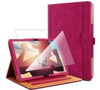 Karylax - Pack Étui de Protection Couleur Rose + 1 Verre Trempé pour Tablette Huawei Mediapad M5 Lite 10,1 Rose G