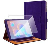 Karylax - Pack Étui de Protection Couleur Violet + 1 Verre Trempé pour Tablette Samsung Galaxy Tab S6 10.5 SM-T860 Violet G