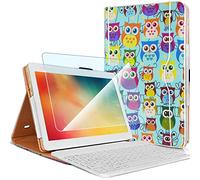 KARYLAX Pack Etui de Protection (KJ23) + Clavier Azerty Bluetooth + Protection d'écran en Verre Flexible pour Archos Core 101 3G V2 10,1 Pouces