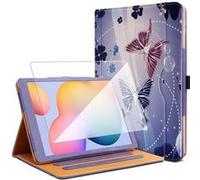 Karylax - Pack Étui de Protection (Motif HF06) + 1 Verre Trempé pour Galaxy Tab S6 Lite 10.4 2022/2020 (SM-P610/P615) Motif HF06 G