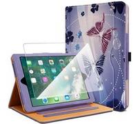 Karylax - Pack Étui de Protection (Motif HF06) + 1 Verre Trempé pour Tablette Apple iPad 9.7 (6e Gén - 2017/18) Motif HF06 G