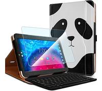 KARYLAX Pack Etui de Protection (MV06) + Clavier Azerty Bluetooth + Protection d'écran en Verre Flexible pour Archos Core 101 3G V2 10,1 Pouces