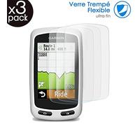 KARYLAX [Pack x3] Protection d'écran Film en Verre Nano Flexible Dureté 9H, Ultra fin 0,2mm et 100% transparent pour Compteur Vélo GPS TwoNav Anima+