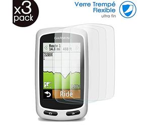 KARYLAX [Pack x3] Protection d'écran Film en Verre Nano Flexible Dureté 9H, Ultra fin 0,2mm et 100% transparent pour Compteur Vélo GPS TwoNav Anima+
