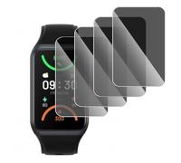KARYLAX - Protection d'écran Anti-Espion en Verre Fléxible, Anti-Rayures, Film Protecteur Confidentialité Privacy pour Montre Connectée Samsung Galaxy Fit 3 (4 Pièces)