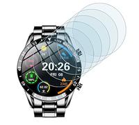 KARYLAX - Protection d'écran en Verre Flexible, Dureté 9H, Anti-Rayures, Film Protecteur Compatible pour Montre Tesofit Smartwatch 1.85" ronde (6 pièces)