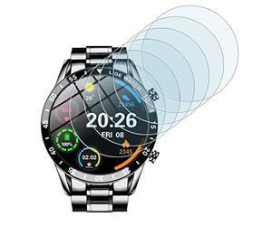 KARYLAX - Protection d'écran en Verre Flexible, Dureté 9H, Anti-Rayures, Film Protecteur Compatible pour Montre Tesofit Smartwatch 1.85" ronde (6 pièces)