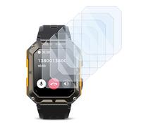 KARYLAX - Protection Écran en Verre Flexible, dureté 9H Anti-rayures, Film Protecteur compatible pour montre KOSPET Tank M3 Ultra (1,96 Pouces - 6 Pièces)