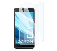 KARYLAX - Protection Écran en Verre Flexible, dureté 9H Anti-rayures, Film Protecteur compatible pour Smartphone Logicom EZY 2 (2 pièces)