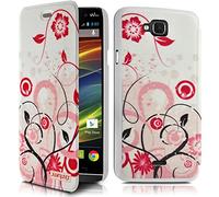 KARYLAX Seluxion - Coque Housse Etui à Motif HF30 Rabat latéral et Porte-Carte pour Wiko Slide + Film de Protection