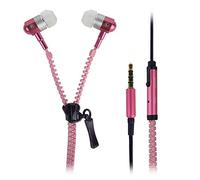 KARYLAX Seluxion - Ecouteurs Kit Mains Libres Zip Couleur Rose Fushia pour Samsung Galaxy S6, Galaxy S6 Edge, Galaxy S7, Galaxy S7 Edge