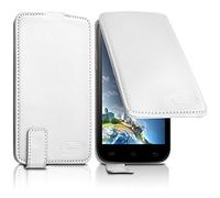 KARYLAX Seluxion - Etui Clapet Couleur Blanc Universel L pour Danew Konnect 601