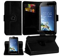 KARYLAX Seluxion - Etui de Protection 360° Universel S avec Attaches Noir pour Acer Liquid Z3