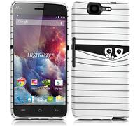 KARYLAX Seluxion - Housse Coque de Protection Semi Rigide Matière Gel pour Wiko Highway 4G - Motif SC04