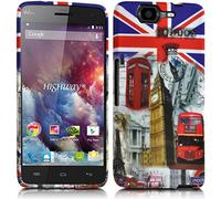 KARYLAX Seluxion - Housse Coque de Protection Semi Rigide Matière Gel pour Wiko Highway 4G - Motif ZA03