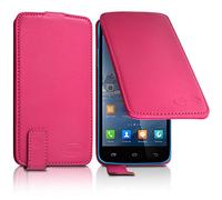 KARYLAX Seluxion - Housse Etui Clapet Couleur Rose Universel S pour Wileyfox Spark