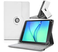 KARYLAX Seluxion - Housse Etui de Protection Simili-Cuir et Support Horizontale Universel L Couleur Blanc pour Tablette Archos 101b Oxygen 10.1"